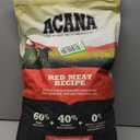 ACANA Grain Free Dry Dog Food Red Meat Recipe 25lb Bag (25 Pound (Pack of 1)) (BB: 11/04/2027)
