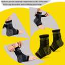 Ankle Brace Compression Support With Adjustable Fishnet Strap For Plantar Fasciitis Relief - Pain Relief & Injury Healing , Ankle Straps And Achilles Tendon Support For Men And Woman - Perfect Achilles Tendonitis Brace