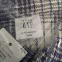 Gap Boys' Long Sleeve Flannel Button-Down Shirt (Blue, 6-12M)