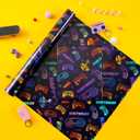 BIOBROWN Gaming Wrapping Paper for Boys Girls - 17 Inch X 33 Ft - Laser Video Game Design Gift Wrap Paper for Kids Birthday Game Party Favor Game Lover Holiday