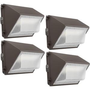 kadision LED Wall Pack 100W 13000lm 5000K Daylight 100-277V, IP65 Waterproof Dusk-to-Dawn Outdoor Lighting for Security, ETL Listed (4 Pack)