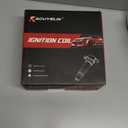 UF735 Ignition Coil Pack and Iridium-Platinum Spark Plugs Set of 4 Compatible with Ford Escape Fusion 2014-2020 1.5L Replaces# DG554, C880