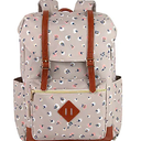 Emma Chloe Drawstring Backpack Floral 
