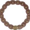 INOGIH Womens Wide Western Cowboy Disc Belt Vintage Cowgirl Concho Leather Belts Boho Style for Jeans Dress Skirt (Brown)