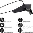 Interior Rear View Mirror Fits 2004-2020 Ford F150,1999-2019 F250/F350/F450/E150/E250/E350/E450 Super Duty 2002-2023 Explorer,2006-2020 Fusion,2016-2023 Transit,2007-2024 Edge,2011-2019 Fiesta
