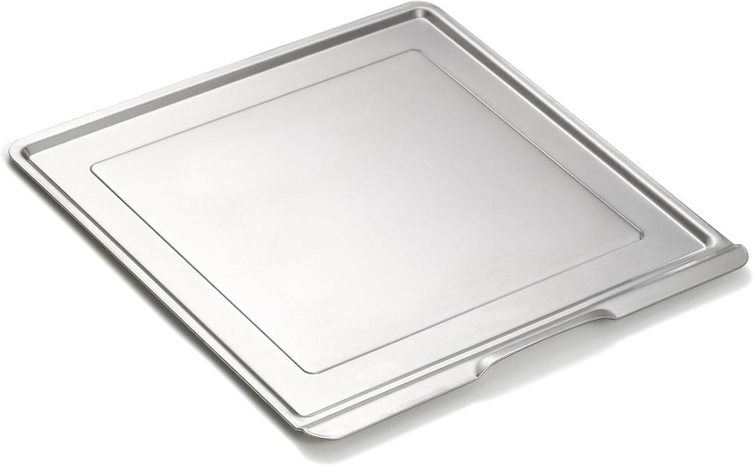 304 Stainless Steel Crumb Tray Replacement for Ninja Foodi FT205CO FT301 SP201 SP301 SP351 Dual Heat Air Fry Countertop Oven Drip Pan Ninja Air Fryer Toaster Oven Accessories 111BH300 Bottom Tray Pan
