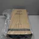 Garden Hose Holder Detachable, Heavy Duty Metal Water Hose Hanger Freestanding Hose Organizer Hose Holders for Outside (Black)