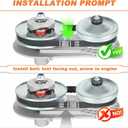 Torque Converter 30 Series Mini Bike 2-7Hp Go Kart CVT Clutch 3/4 inch 10T #40/41/420&12T #35 Chain Drive Belt Pulley for Predator 212cc, Manco Comet TAV2 Mini Bike Engine Replace for 219552A 218353A
