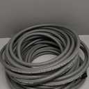 Hourleey Pressure Washer Hose 50FT, Kink Resistant High Tensile Wire Power Washer Hose, Rubber Wire Braided with 3/8" Quick Connect for Hot/Cold Water, 4000 PSI, Gray