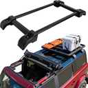 Half Roof Rack Fit for Ford Bronco 2021-2026 4-Door Hard Top Only - Aluminum Rooftop Cargo Luggage Carrier, Low Profile