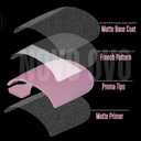 NOVO OVO French Tip Toe Nail Tips Press on, Sharp Square Pre-Designed Soft Gel False Toenail Extension, BABY PINK Pre-applied Tip Primer & Base Coat, Full Cover Acrylic for DIY x 15 Sizes 240 pcs