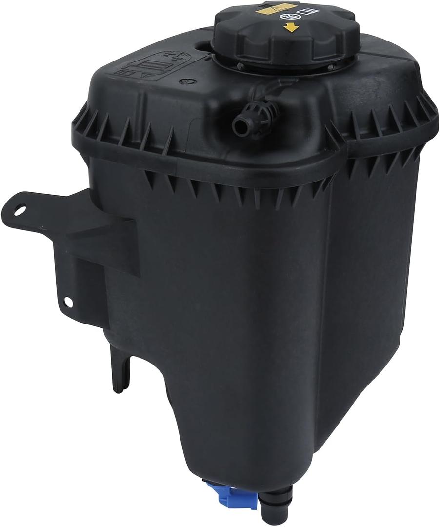 Engine Coolant Reservoir Radiator Expansion Tank(with Cap And Sensor). Replaces Part # 603-361,17138621092,17137552546.Compatible with 2007 - 2018 BMW X5, 2008 - 2019 BMW X6