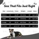 Tooth & Honey Dog Shirt for Large Dogs Breathable Cotton & Spandex Pullover with Full Underbelly Coverage for Allergy Relief & Sun Protection (Large, Grey Dog Shirt)