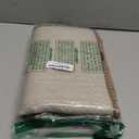 2' x 4' Entryway Rug, Boho Small Area Rug, Machine Washable, Woven Rug, Non-Slip, Vintage Design, Pet Friendly, Soft Faux Fibre, for Indoor Entryways, Bedroom, Kitchens, Front Doors, Light Taupe Brown