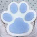 Cat Paw Squishy Big Fufu Squishies Giant Cat Paw Toy 5.5 Inch Large Paw Print Squishy Squeeze Toys Tangcii Pinch Family Silicone Stress Relief Cute Soft Sticky Toy for Adults Kids (Blue)