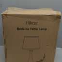 Touch Lamp for Living Room Bedroom, 21" Table Lamps Set of 2 with USB C+A Ports, Touch Bedside Lamps for Nightstand with 3 Way Dimmable, 2 LED Bulbs Included, Black