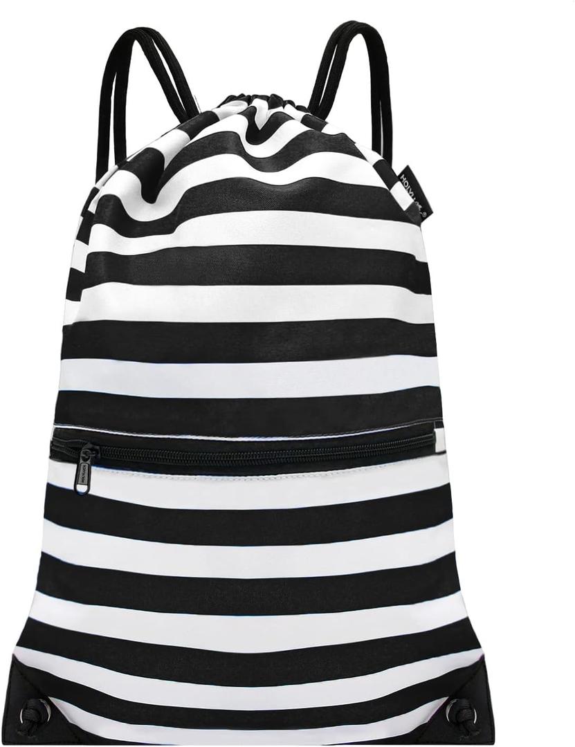 HOLYLUCK Drawstring Backpack Bag Sport Gym Sackpack