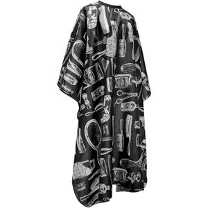 2 x Professional Barber Cape 63"x55" with Adjustable Snap Closure, Perfect for Home Use or Salon, with Stylish Designs