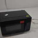 Emerson MW7302B Compact Countertop Microwave Oven with Touch Control, LED Display, 700W, 10 Power Levels, 6 Auto Menus, Glass Turntable and Child Safe Lock, 0.7 Cu., Ft. Black