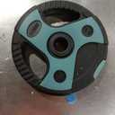 US Weight Barbell Weight Set for Home Gym with 55 padded Bar - Adjustable Weights for Exercise, Lifting, and to Build Muscle (Teal)