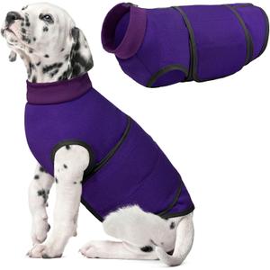 KOESON Dog Anxiety Vest, Comfort Pet Calming Jacket, Adjustable Relief Coat for Dog, Anti-Anxiety Pet Thunder Jacket for Thunderstorm, Fireworks, Separation, Purple 3XL