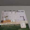 VEELIKE Beige Peel and Stick Backsplash Rectangular Subway Back Splash Stick on Tiles for Kitchen 6 Sheet 12''x12'' Self Adhesive Renter Friendly Backsplash Wall Tile Stickers for Bathroom Powder Room