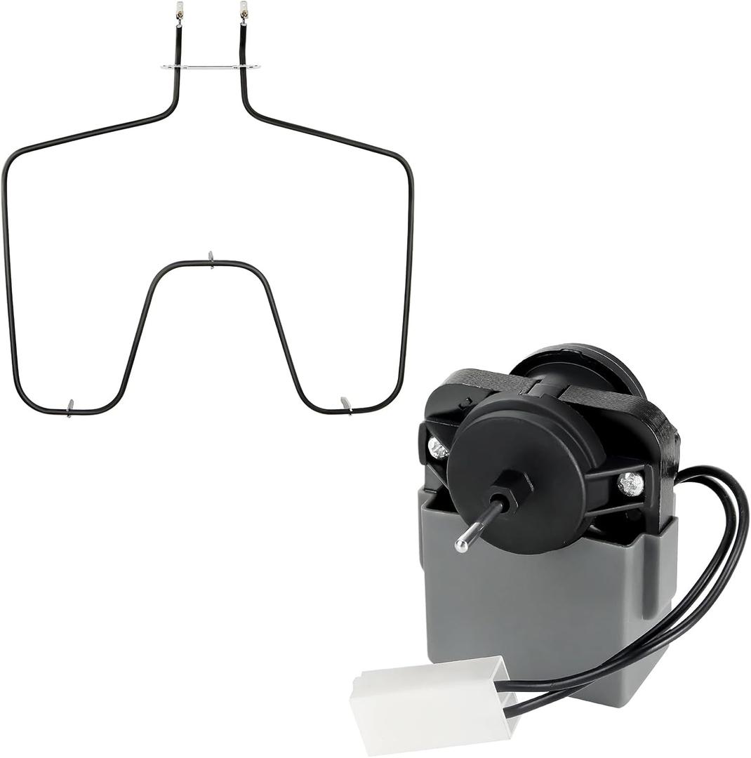 WB44K10005 Oven Bake Element & 2315539 Refrigerator Evaporator Fan Motor by Blutoget