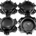 GTOWNWORKS for Tacoma H659TRD Wheel Center caps TRD Center Hubcaps | 4 Pack High Gloss Black Center Cover Replacement