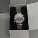 Women's Step Counter Pedometer Watch with Stainless Steel Bracelet, Stylish Design, No App, No Charging Needed for Step, Calorie, Distance, Alarm, Countdown TimerTU-2401