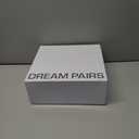 DREAM PAIRS Women's Chunky Heel Ankle Booties Pointed Toe Short Boots (10, Black/Pu)