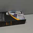 Toilet Paper Holder Free Standing - Toilet Paper Stand with Shelf - Storage for 4 Rolls- Bathroom Organizers, No Drill, for Large Toilet Rolls, 29.7 inch*12.6 inch (Matte Black)