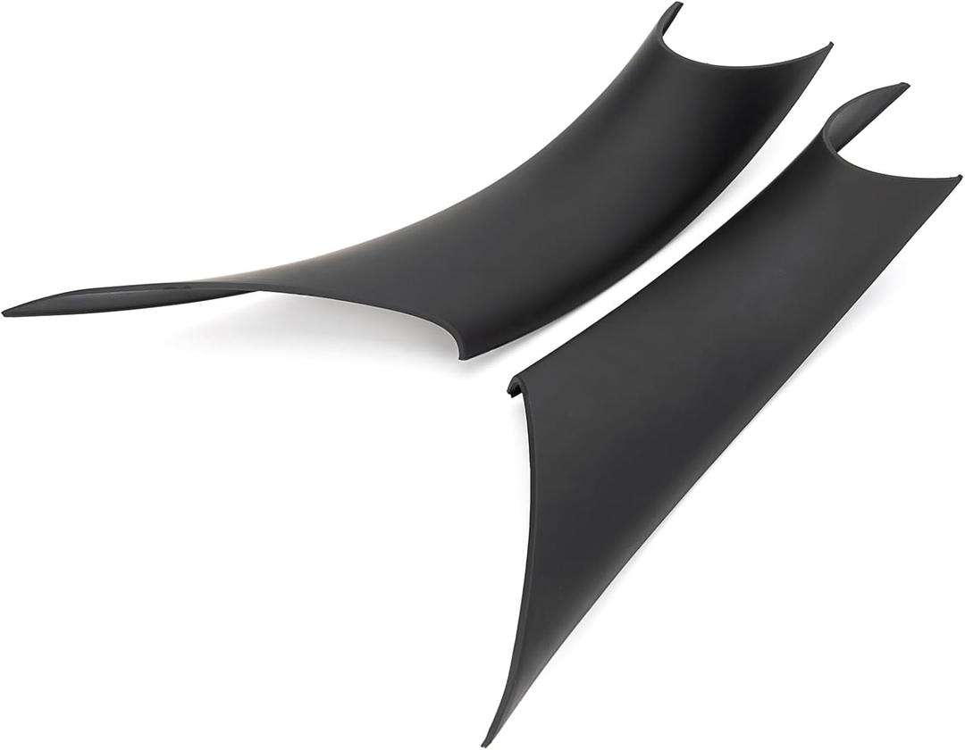 Left & Right Interior Door Pull Handle Covers Repalcement for 2012-2018 BMW 320,328,330,335,M3,2014-2017 BMW 428,435,M4(Black)