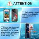 2026 Diving Snorkeling Phone Case for iPhone 17/16/15/14/13/12/11 Pro Max/XS/X Samsung Galaxy S26/S25/S24 Professional Scuba Dive Waterproof Underwater Photo Video Cover (4TH Gen, Gray)