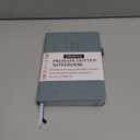 Premade Bullet Style Notebook with Undated Weekly & Monthly Planner, Dotted Journal with Pre-made Bullet Planner Stencils, Dot Grid Journaling with Habits & Mood Tracker, 12 Month Organization, A5 (Grey)