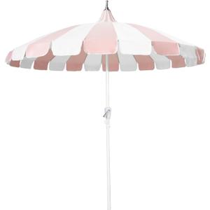 8Ft Patio Pagoda Umbrella, UV Protect Pool Umbrellas with Heavy Duty Pole, Outdoor Market Umbrella for Holiday Garden Backyard