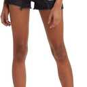 Levi's Women's 501 Original Shorts (34, (New) Black - Destructed)