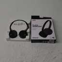 JVC HA-S23W Wireless Headphones - On Ear Bluetooth Headphones, Foldable Flat Design, 17-Hour Long Battery Life (Black)