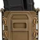 IDOGEAR Belt Magazine Pouch 5.56 Belt Clip Mag Pouches 7.62mm Softshell Rifle Mag Carrier for Belt M4/AR/AK Rifle Magazines