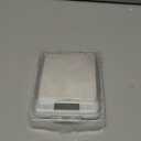 Fuzion Digital Kitchen Scale 3000g/ 0.1g, Pocket Food Scale 6 Measure Modes, LCD, Tare, Digital Scale Grams and Ounces with 2 Trays for Food, Cooking, Nutrition, Reptiles(Battery Included) (Silver)