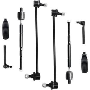 8pcs Front Sway Bar Link, Inner Outer Tie Rod End, Compatible with Honda Odyssey 2005-2010