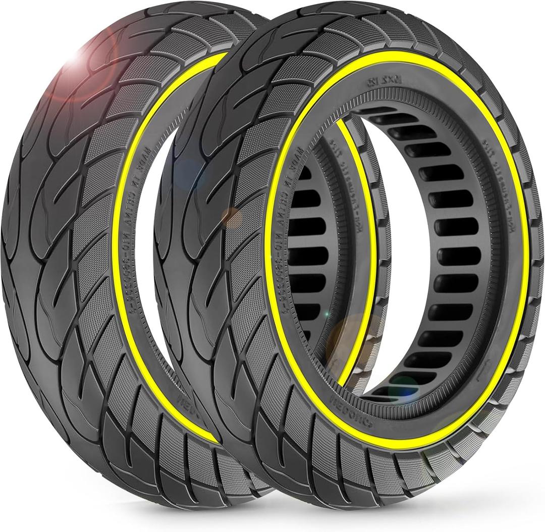 BANGTING 2-Pack 10x2.125 Tubeless Scooter Tires - Fits Models: 8.5x2.0, 8x2, 50-75-6.1, 102.0, 102-6.1, 102(54-152) | Verify Rim Size: 6.5-6.65" Diameter & 1.26-1.34" Width | Puncture-Resistant