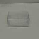 Backerysupply Clear Plastic Drawer Organizer Tray for Vanity Cabinet (9"3"2"Set of 8),Storage Tray for Makeup, Kitchen Utensils, Jewelries, and Gadgets