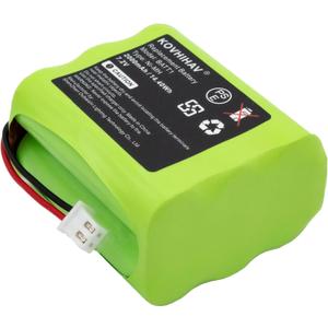 Updated BATT1 7.2v 2000mah ni-mh Battery Pack Control Panel Security System Alarm Battery for BATT1X BATT2X 6MR2000AAY4Z 10-000009-001 10-000013-001 PERS-4200