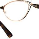 Womens Reading Glasses Magnified Readers Cateye Frame Spring Hinge