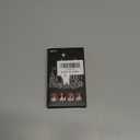 Christmas Press on Nails Short Square Fake Nails with Santa Claus Gold Glitter Belt Designs White French Tips Red Gradient Bling False Nails Full Cover Glossy Acrylic Stick on Nails for Women 24Pcs