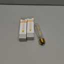 Leools T10 Led Bulb, Dimmable Led Tubular Bulbs 6W,Equivalent 60Watt,Daylight 4000K, 600LM, Clear Glass,E26 Base Vintage LED Edison Bulbs, for Cabinet Display Cabinet etc,3 Pack.