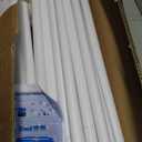 White Jumbo Smoothie Straws, White Disposable Wide-mouthed Large Milkshake Straws 9'' Inches High/Tall 100 pack
