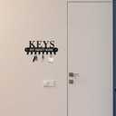 YAYANGATMG 2 Pack Key Holder Wall Mount for Wall with Install Screw, 8 Hooks Ready to Hang, Key Hanger Decor for Kitchen, Entryway, Hallway, Bedroom, Doorway