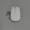 SABLUTE M31 Bluetooth Mouse for MacBook Pro/Air, iPad - Rechargeable Tri-Mode Wireless Mouse for 3 Devices (BT 5.2 + 2.4G), Sleek Slim Silent Mouse for Surface, Windows, White