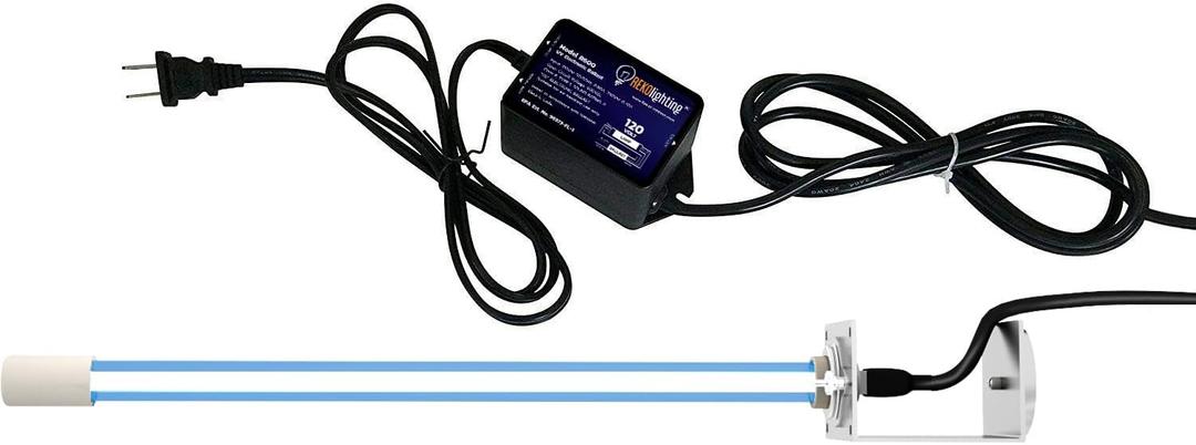 REKOLIGHTING 120-220v Power R600 UV Light Coil Cleaner for HVAC AC 14" Germicidal Bulb with Magnet